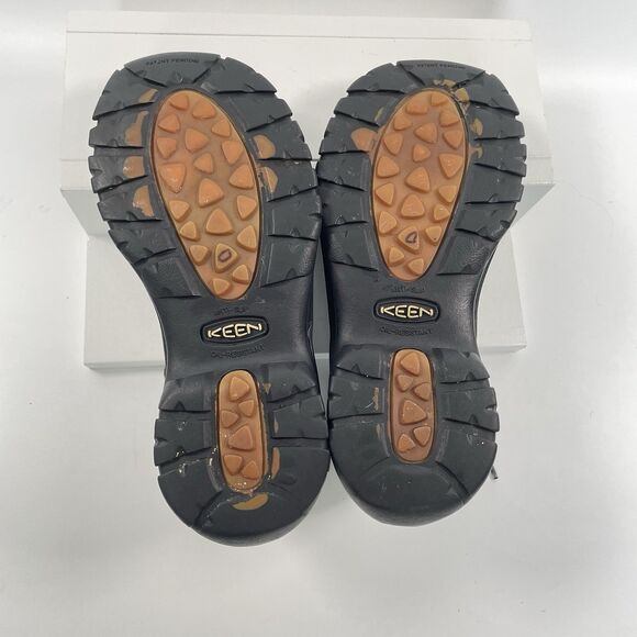 KEEN Briggs II 5365 Leather Slip Oil Resist Black Shoes Womens Waterproof Size 8 - Picture 7 of 10